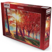 Nova 1000 Parça Sonbahar Kırmızısı Puzzle thumbnail 2