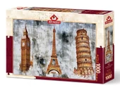 Art Puzzle Üç Şehir Üç Kule 1000 Parça Puzzle thumbnail 1