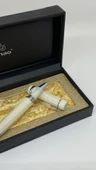 JINHAO Lüks Beyaz Sedef Roller İmza Kalemi thumbnail 4