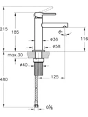 Vitra Origin Lavabo Bataryası A42556 thumbnail 7