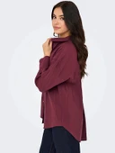 Only 15272523 Kadin Gomlek - Bordo thumbnail 2