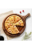 STARDUST İroko Kalın Ahşap Pizza Sunum Tabağı 24 cm thumbnail 3