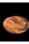 Ayd ahşap 30 cm yuvarlak tepsi thumbnail 4
