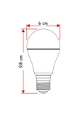 Ecolink 8W E27 Led Ampul 6500K Beyaz Işık thumbnail 2