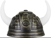 Viking Başlığı Asteriks Başlığı Altın Renk thumbnail 1