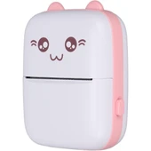 Sevimli Mini Taşınabilir Yazıcı Printer thumbnail 3