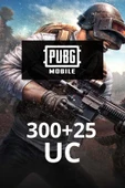 Mobile UC Kodu 300 + 25 UC ve thumbnail 1