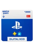 PlayStation Store 2000 TL Hediye Kartı thumbnail 1