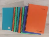 60 yapraklı 3 adet çizgili  25 yapraklı resim orta boy 80 yapraklı kareli defter thumbnail 1
