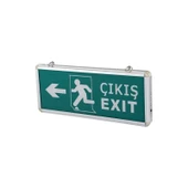 Cata CT-9170 Sağ+Sol Çıkış Exit Levhası Şarjlı Ledli thumbnail 5