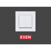 Exen Beyaz Modül+Kapak | Komütatör thumbnail 2