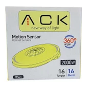 Ack AY31-01010 220V 360 Derece Tavan Tipi Lüks Hareket Sensörü thumbnail 3