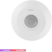 Ack 360 Derece Tavan Tipi Lüks Hareket Sensörü thumbnail 1