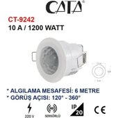 Cata Ct-9242 Sıva Altı Hareket Sensörü 360 Derece thumbnail 2