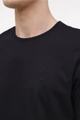 Lumberjack Ct102 0 Yaka Erkek Tshirt - Siyah thumbnail 4