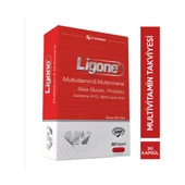 Ligone Multivitamin Multimineral Beta Glucan Probiotic 30 Kapsül thumbnail 2