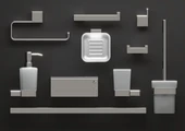 Line Bathroom MOON BORNOZ ASKILIK 127101 Krom thumbnail 2