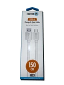 Factor M  Type-C Data Şarj Kablosu 150cm FM-2415T thumbnail 1