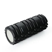 Zerogym Pro Foam Roller Orta Sert 32cm x 14cm Siyah thumbnail 3