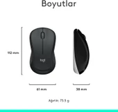 Logitech MK540 Kablosuz Klavye Mouse Seti Siyah 920-008687 thumbnail 8