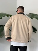 Erkek Krem Mevsimlik Süet Ceket thumbnail 4