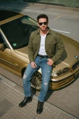 Erkek Oversize Jean Gömlek Haki thumbnail 1