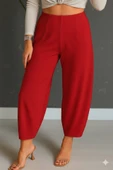 Kadın Yüksek Bel Krep Pantolon thumbnail 2