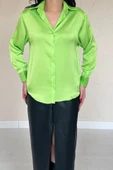 Neon Saten Gömlek thumbnail 3
