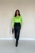 Neon Saten Gömlek thumbnail 1