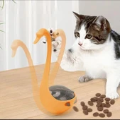 Kuğu Şeklinde Lazerli Kedi Oyuncağı thumbnail 5