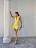 KADIN ALT FIRFIR HALTER ELBİSE thumbnail 2