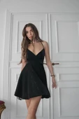KADIN ÇAPRAZ SİM ELBİSE thumbnail 3