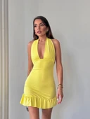 KADIN ALT FIRFIR HALTER ELBİSE thumbnail 3
