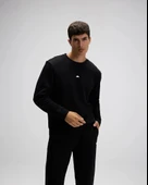 Ellesse EM556-BK Erkek Siyah Sweat thumbnail 4
