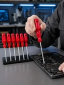 7 Parça Tornavida Seti Manyetik Uç Ergonomik Sap thumbnail 2
