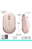 logitech M171 USB Alıcılı Kablosuz Kompakt Mouse - Pembe thumbnail 8