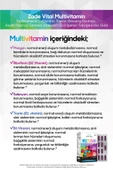 Zade Vital Multivitamin 30 Softjel Kapsül thumbnail 6