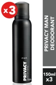 Men 3'Lü Deodorant (3X150 ml ) thumbnail 1