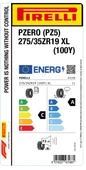 PİRELLİ 275/35R19 100Y XL PZERO (PZ5) thumbnail 2