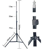 Weifeng WF 803 Işık Ayağı Light Stand 200cm (ÇANTALI) thumbnail 2