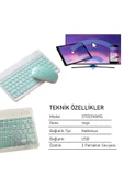 Steep Solid Magic Yeşil Şarjlı Bluetooth Klavye Mouse Set thumbnail 3