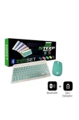 Steep Solid Magic Yeşil Şarjlı Bluetooth Klavye Mouse Set thumbnail 1