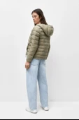 Pull & Bear Kapüşonlu Hafif Şişme Mont thumbnail 3