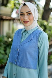 Kısa Ceketli Tunik - Mint thumbnail 2