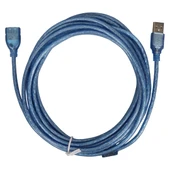 Powermaster 5 Metre Şeffaf USB Uzatma Kablosu thumbnail 1