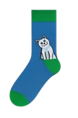 Kedi Desenli 4’lü Renkli Çorap Seti thumbnail 3