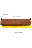 Mdf ahşap kutu dikdörtgen 3.5cmx19.5cm thumbnail 2