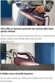 Philips Isınma OptimalTEMP Azur 8000 Seri buharlı Ütü thumbnail 4