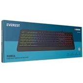 Everest KB-R59 FORZA Siyah Usb Rainbow Backlight klavye thumbnail 4