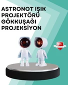 360° Ayarlanabilir Başlıklı Astronot Gece Lambası thumbnail 1